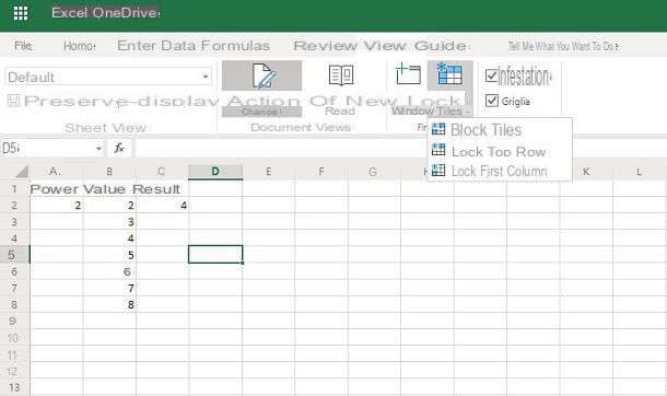 How to lock cells in Excel