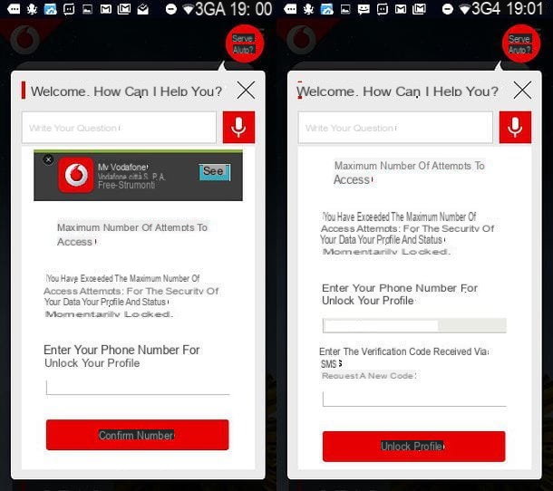 Cómo desbloquear el perfil de Vodafone