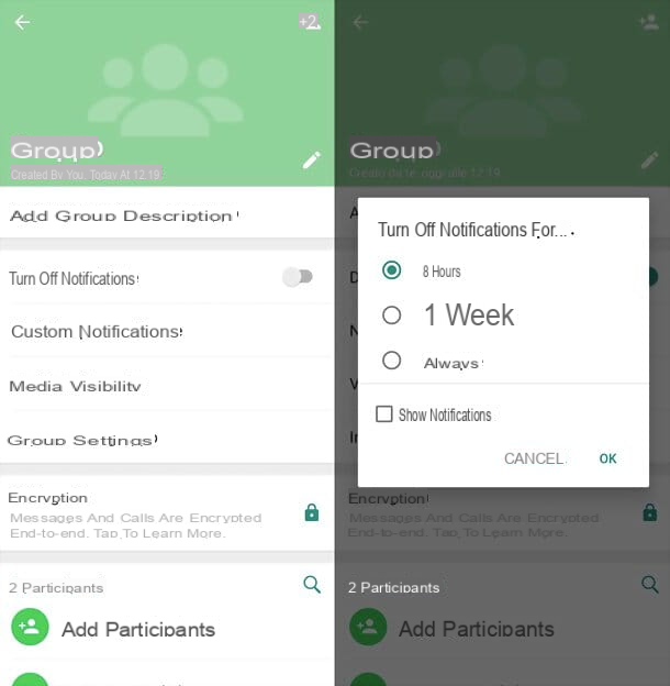 How to block a group on WhatsApp