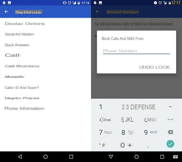 Cómo bloquear llamadas de Android