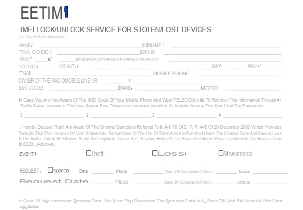 How to block IMEI