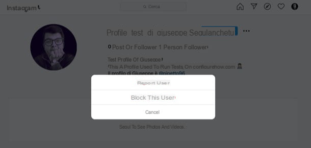 How to block on Instagram