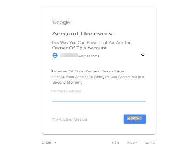 How to unlock Google account